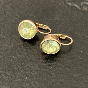 Green crystal Earrings